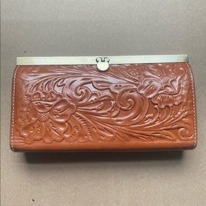 Patricia Nash Cauchy Tooled Leather Wallet